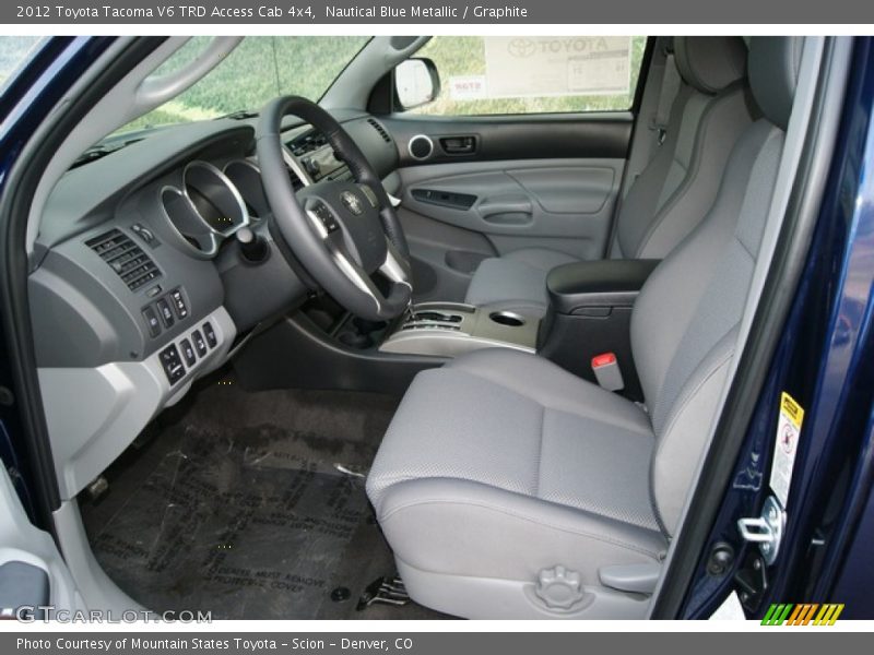 Drivers Seat in Graphite - 2012 Toyota Tacoma V6 TRD Access Cab 4x4