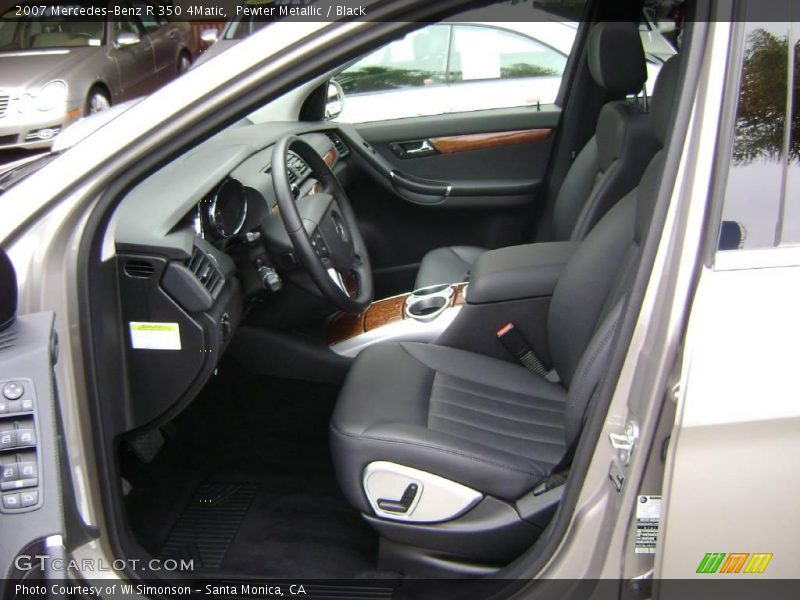 Pewter Metallic / Black 2007 Mercedes-Benz R 350 4Matic