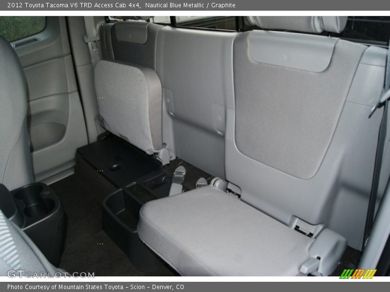  Rear Seat in Graphite - 2012 Toyota Tacoma V6 TRD Access Cab 4x4