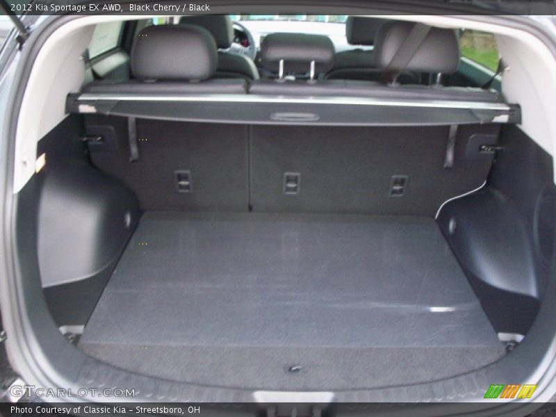 Black Cherry / Black 2012 Kia Sportage EX AWD