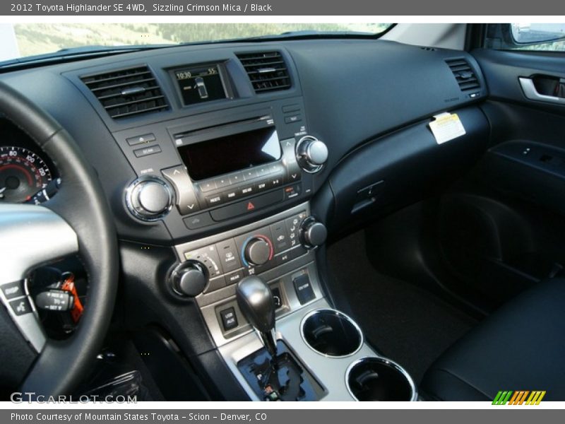 Sizzling Crimson Mica / Black 2012 Toyota Highlander SE 4WD