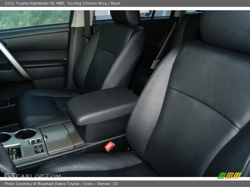 Sizzling Crimson Mica / Black 2012 Toyota Highlander SE 4WD