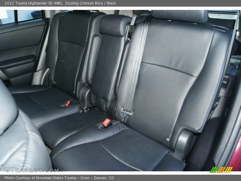 Sizzling Crimson Mica / Black 2012 Toyota Highlander SE 4WD