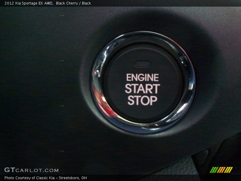 Black Cherry / Black 2012 Kia Sportage EX AWD