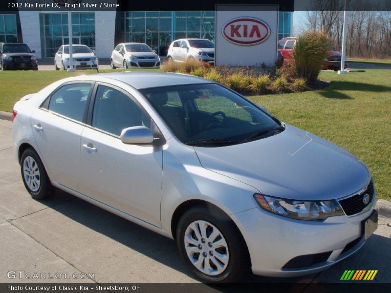 Bright Silver / Stone 2012 Kia Forte LX