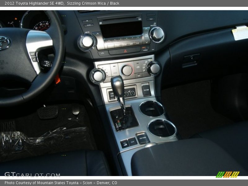 Sizzling Crimson Mica / Black 2012 Toyota Highlander SE 4WD