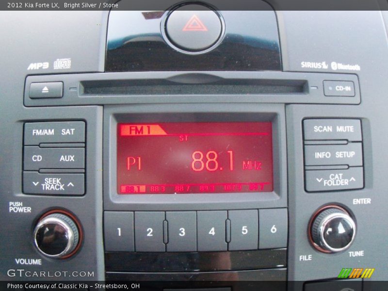 Bright Silver / Stone 2012 Kia Forte LX