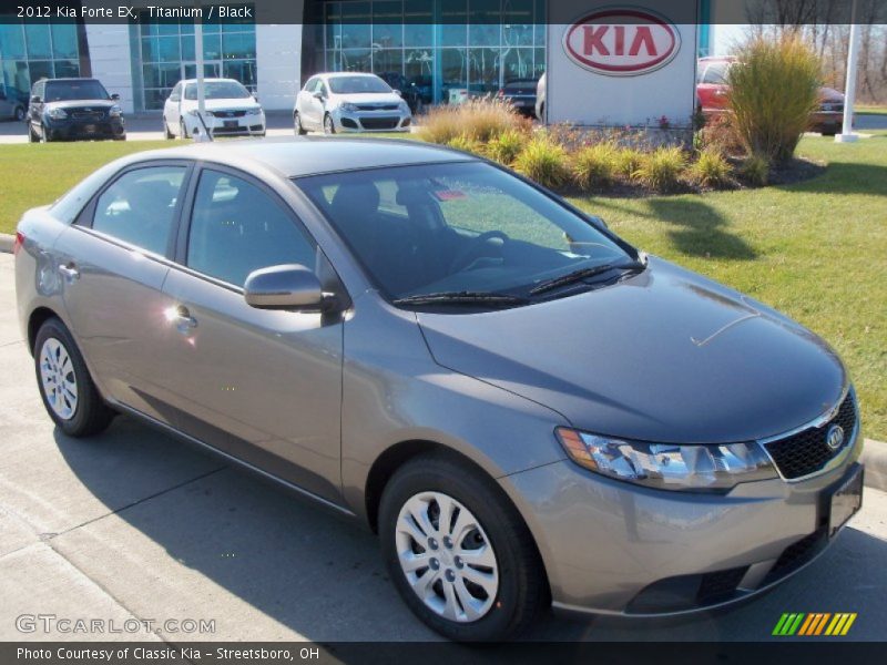 Titanium / Black 2012 Kia Forte EX
