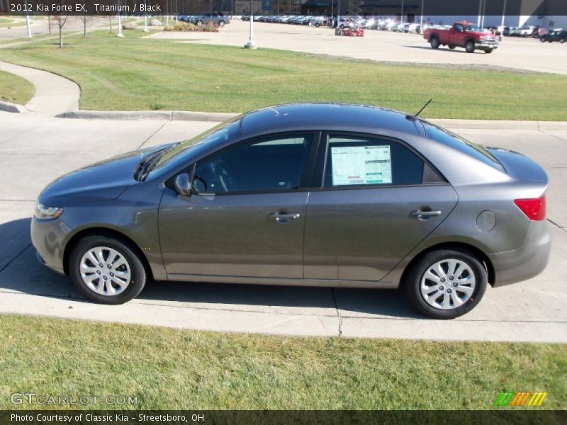 Titanium / Black 2012 Kia Forte EX