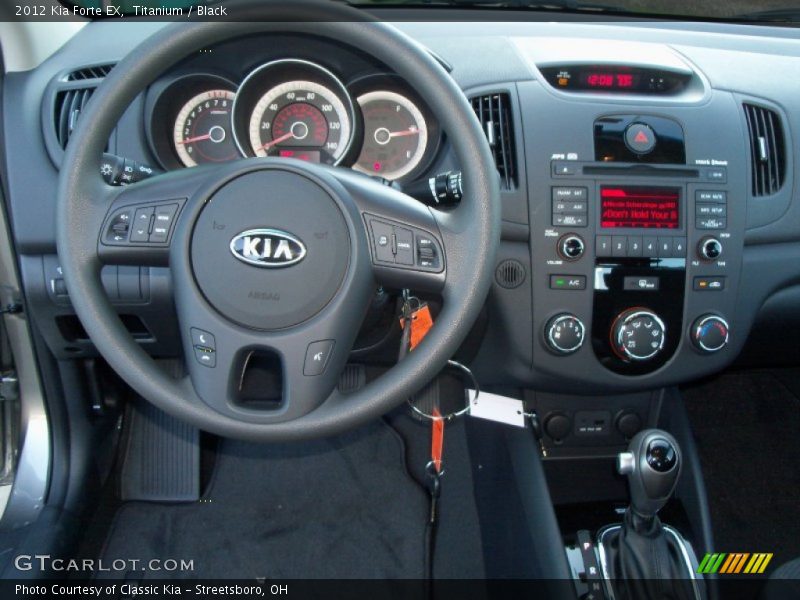 Dashboard of 2012 Forte EX