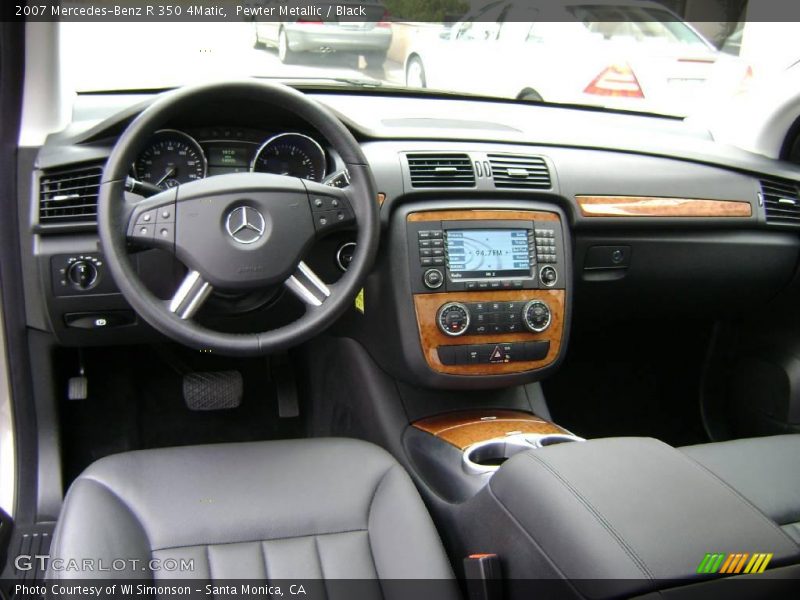 Pewter Metallic / Black 2007 Mercedes-Benz R 350 4Matic