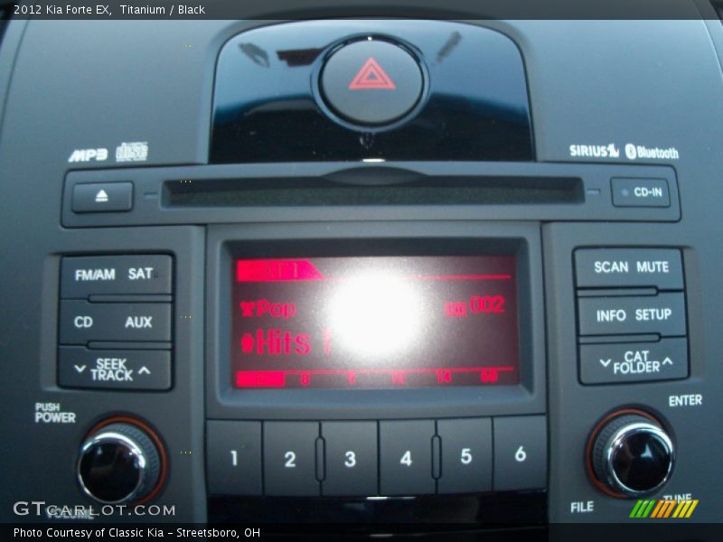 Titanium / Black 2012 Kia Forte EX