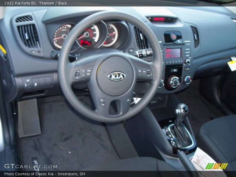 Dashboard of 2012 Forte EX