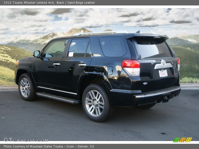 Black / Sand Beige Leather 2012 Toyota 4Runner Limited 4x4