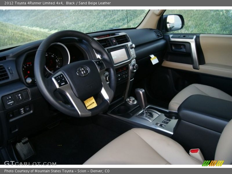  2012 4Runner Limited 4x4 Sand Beige Leather Interior