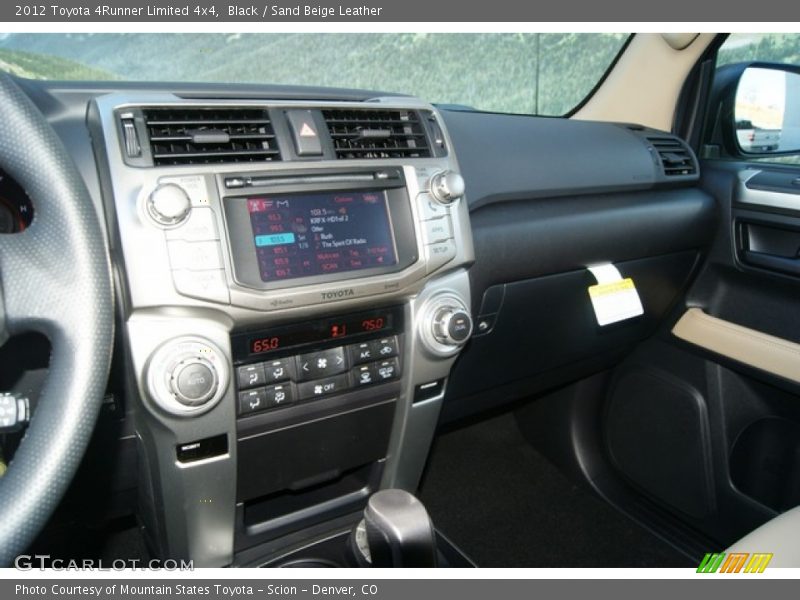 Black / Sand Beige Leather 2012 Toyota 4Runner Limited 4x4