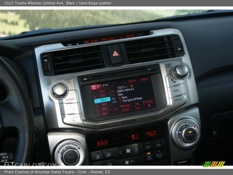 Black / Sand Beige Leather 2012 Toyota 4Runner Limited 4x4