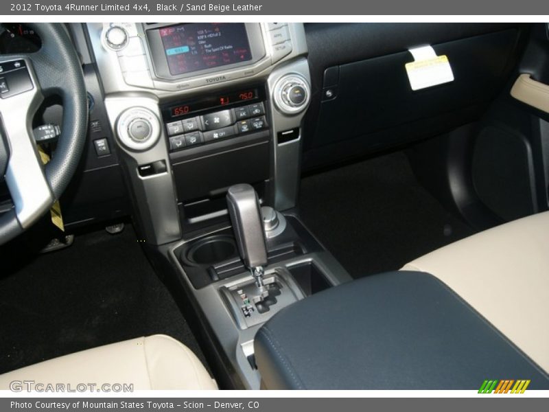 Black / Sand Beige Leather 2012 Toyota 4Runner Limited 4x4