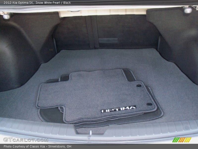 Snow White Pearl / Black 2012 Kia Optima SX