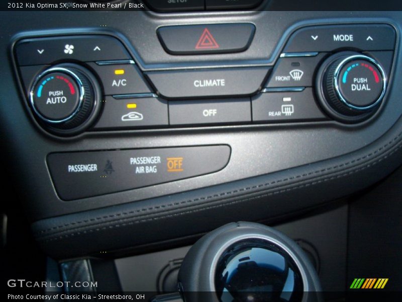 Controls of 2012 Optima SX