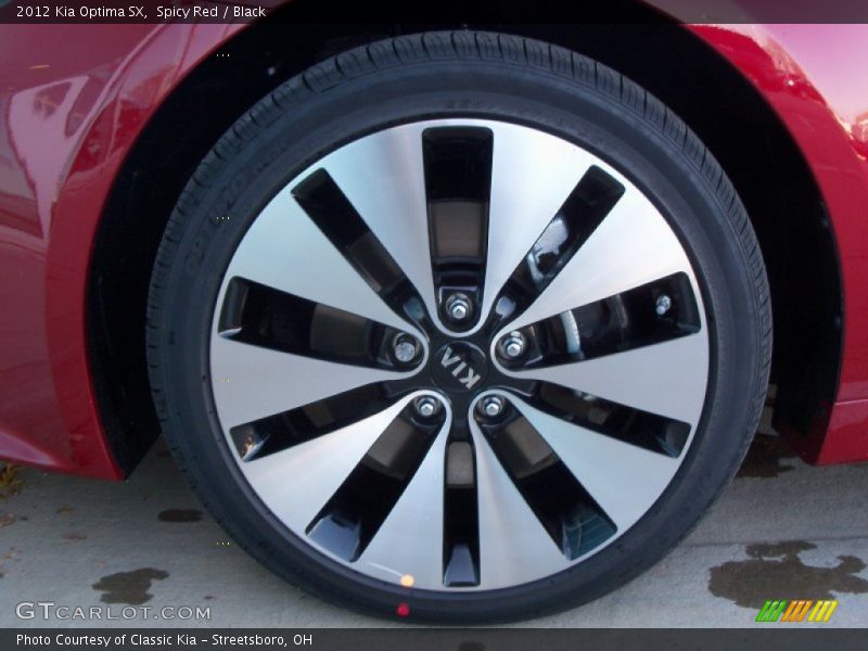 Spicy Red / Black 2012 Kia Optima SX