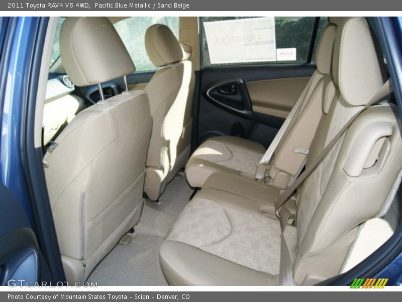 Pacific Blue Metallic / Sand Beige 2011 Toyota RAV4 V6 4WD