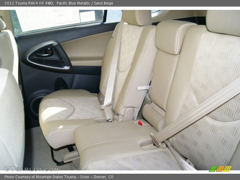 Pacific Blue Metallic / Sand Beige 2011 Toyota RAV4 V6 4WD