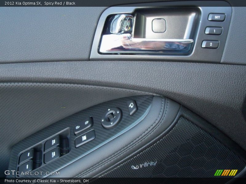 Spicy Red / Black 2012 Kia Optima SX
