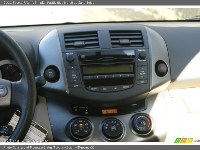Pacific Blue Metallic / Sand Beige 2011 Toyota RAV4 V6 4WD