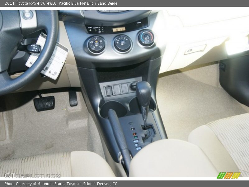 Pacific Blue Metallic / Sand Beige 2011 Toyota RAV4 V6 4WD