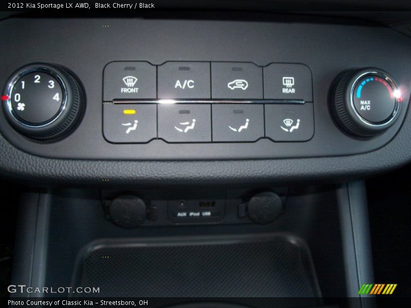 Black Cherry / Black 2012 Kia Sportage LX AWD