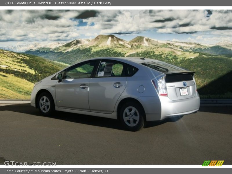 Classic Silver Metallic / Dark Gray 2011 Toyota Prius Hybrid III
