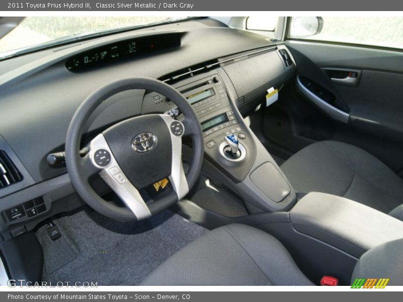 Classic Silver Metallic / Dark Gray 2011 Toyota Prius Hybrid III