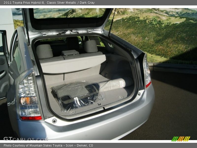Classic Silver Metallic / Dark Gray 2011 Toyota Prius Hybrid III