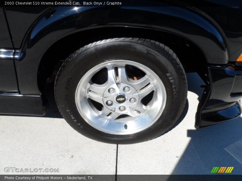 Black Onyx / Graphite 2003 Chevrolet S10 Xtreme Extended Cab