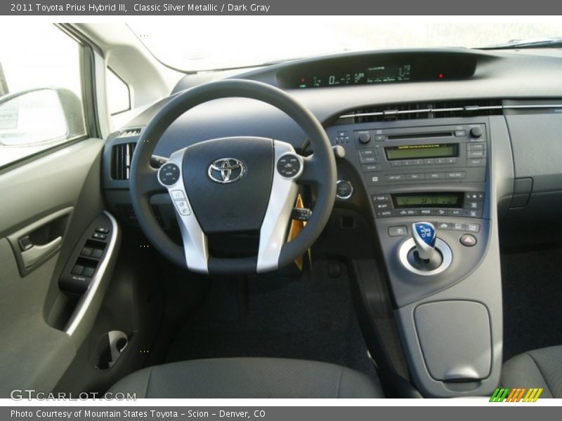 Classic Silver Metallic / Dark Gray 2011 Toyota Prius Hybrid III