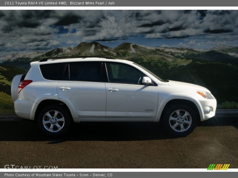 Blizzard White Pearl / Ash 2011 Toyota RAV4 V6 Limited 4WD