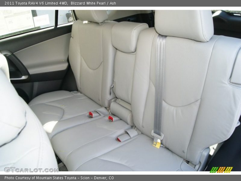 Limited rear seats in ash gray - 2011 Toyota RAV4 V6 Limited 4WD