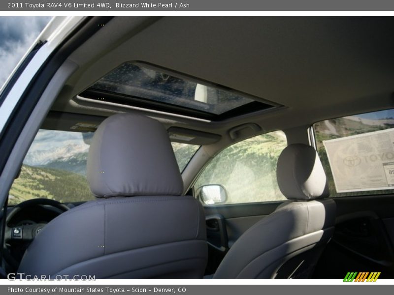 Blizzard White Pearl / Ash 2011 Toyota RAV4 V6 Limited 4WD