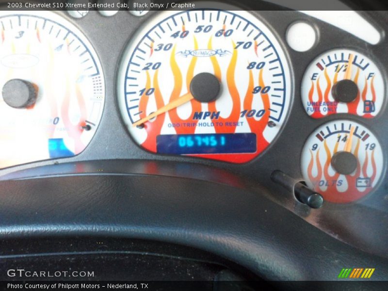 Black Onyx / Graphite 2003 Chevrolet S10 Xtreme Extended Cab
