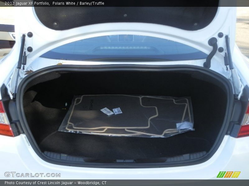 Polaris White / Barley/Truffle 2012 Jaguar XF Portfolio