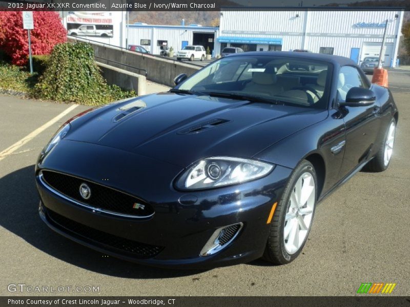 Azurite Blue / Ivory/Warm Charcoal 2012 Jaguar XK XKR Convertible