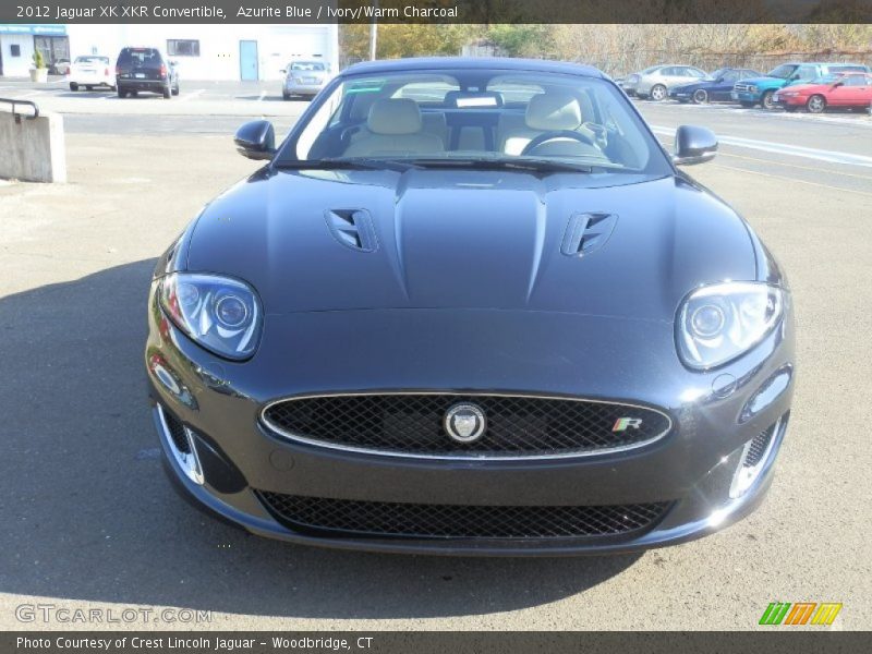 Azurite Blue / Ivory/Warm Charcoal 2012 Jaguar XK XKR Convertible