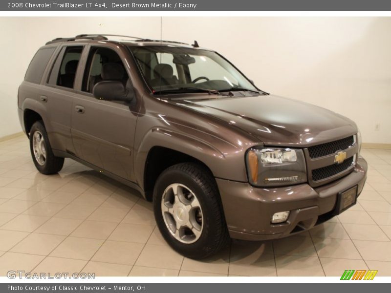 Desert Brown Metallic / Ebony 2008 Chevrolet TrailBlazer LT 4x4