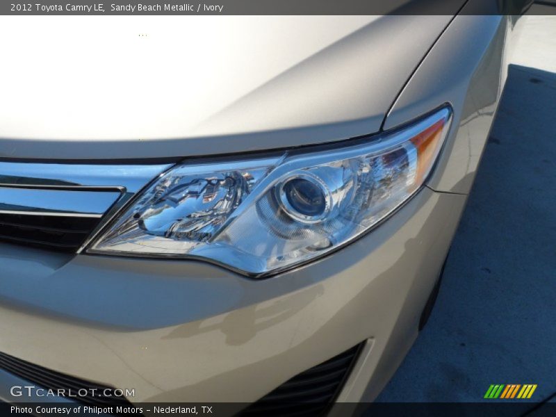 Sandy Beach Metallic / Ivory 2012 Toyota Camry LE