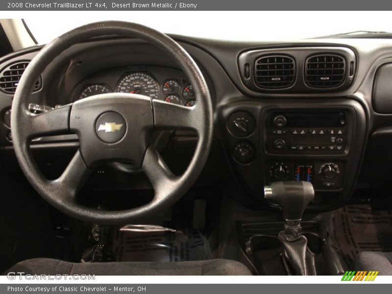 Desert Brown Metallic / Ebony 2008 Chevrolet TrailBlazer LT 4x4