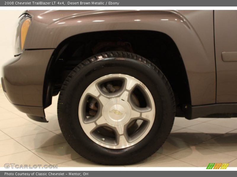 Desert Brown Metallic / Ebony 2008 Chevrolet TrailBlazer LT 4x4