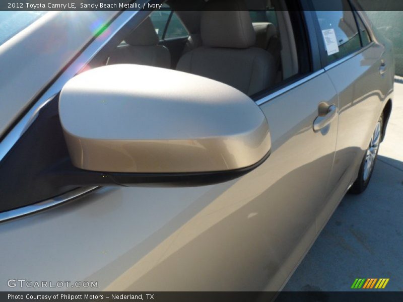 Sandy Beach Metallic / Ivory 2012 Toyota Camry LE