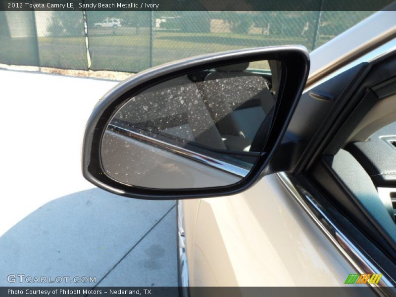 Sandy Beach Metallic / Ivory 2012 Toyota Camry LE