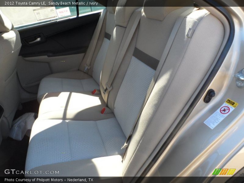 Sandy Beach Metallic / Ivory 2012 Toyota Camry LE